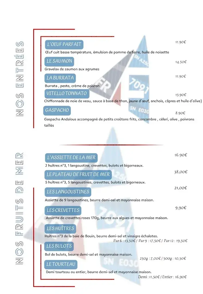Menu_Restaurant La Flottille Préfailles_Préfailles_image_1