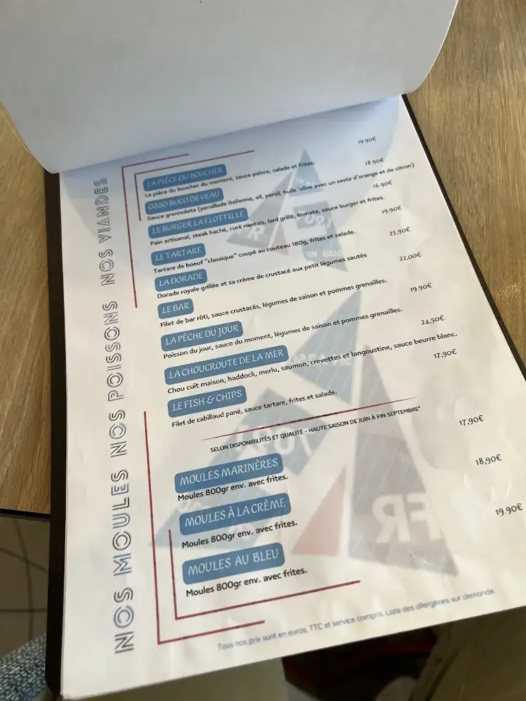 Menu_Restaurant La Flottille Préfailles_Préfailles_image_4