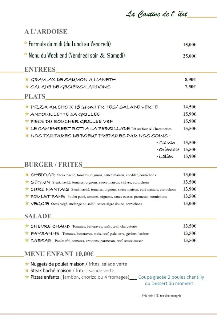 Menu_La Cantine De L'îlot_Plaine-sur-Mer_image_1