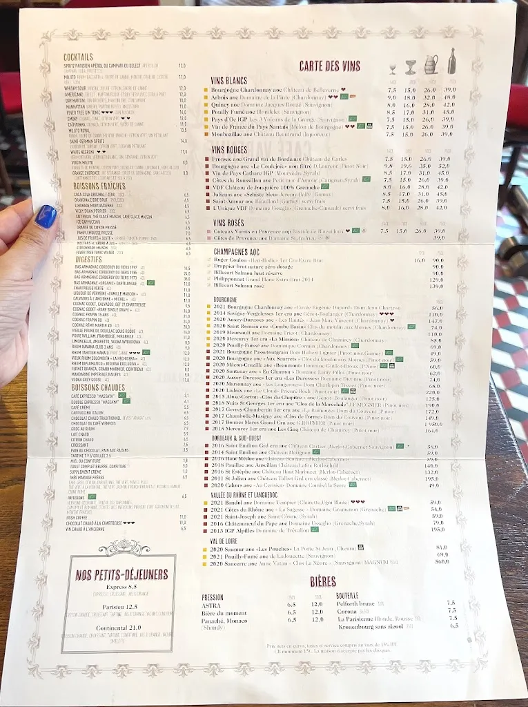 Menu_Café Varenne_Paris_image_2