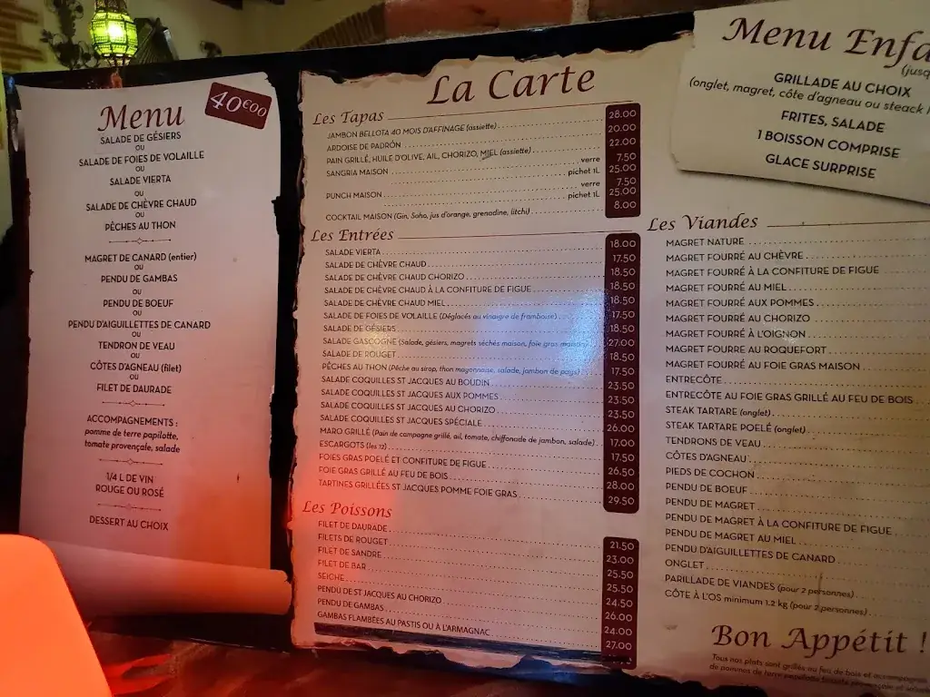 Menu_La Vierta du Tzigane_Varennes_image_3
