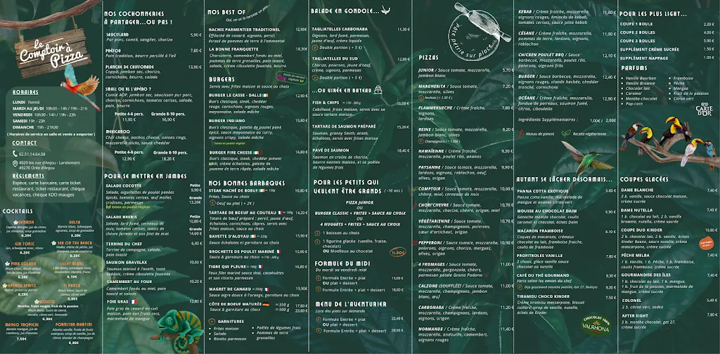 Menu_Le comptoir à pizza_d'Anjou_immagine_1