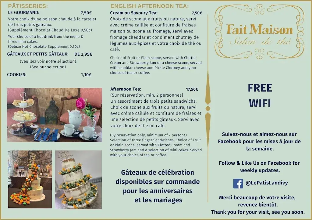 Menu_Le Patis - Salon de The_Landivy_immagine_1