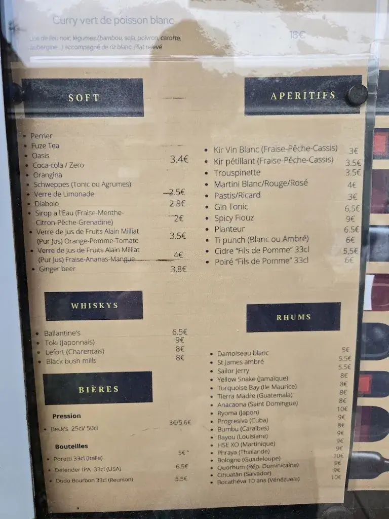 Menu_La gargote aux épices_Tranche-sur-Mer_image_1