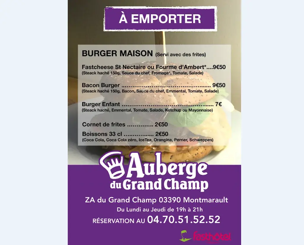 Menu_Auberge du Grand Champ_Montmarault_immagine_3