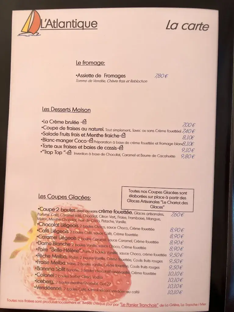 Menu_L'Hôtel de l'Atlantique_Tranche-sur-Mer_immagine_2