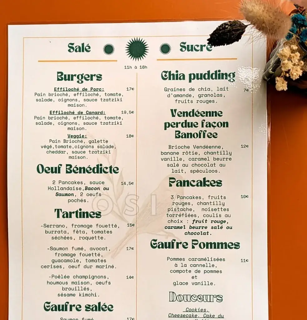 Menu_OSIA Brunch / Bar_Tranche-sur-Mer_image_2