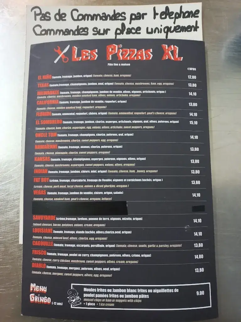 Menu_La Sierra Torride_Tranche-sur-Mer_image_1