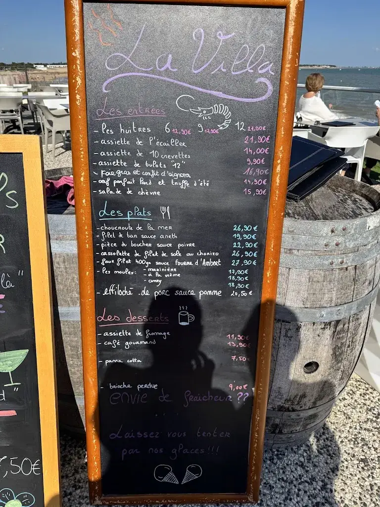 Menu_La Villa - Bar Resto' Lounge_Tranche-sur-Mer_image_2