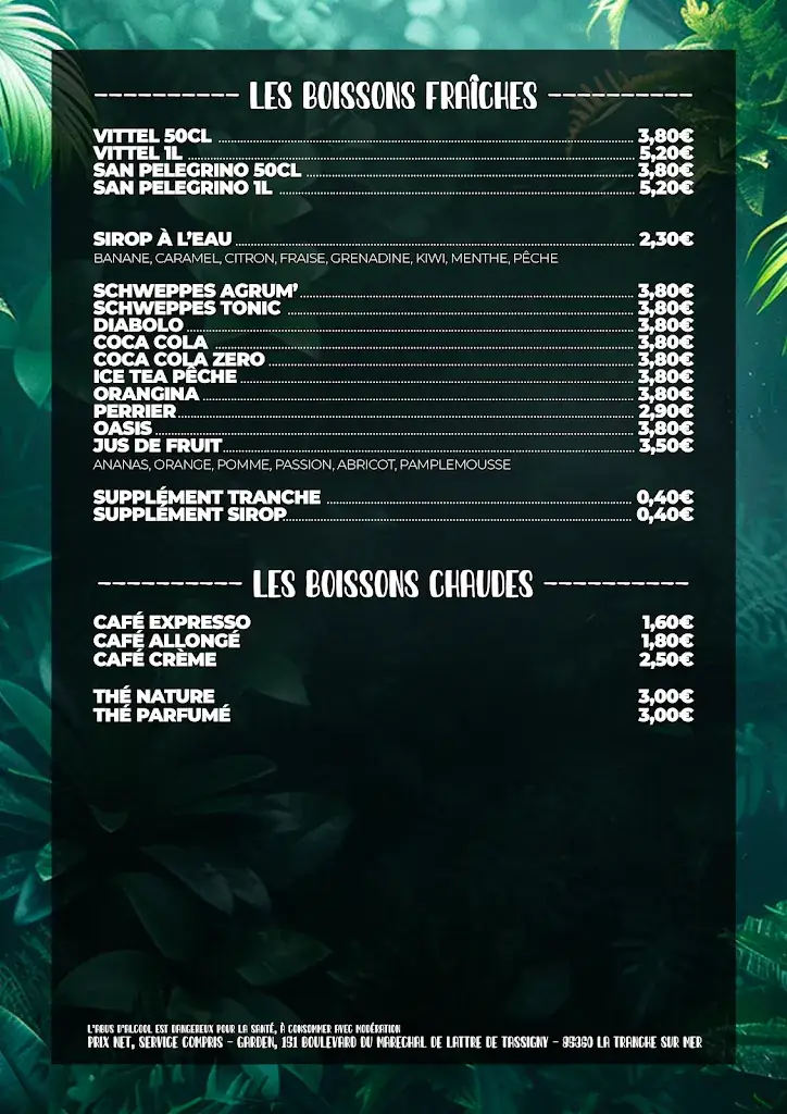 Menu_Le Garden - La Tranche-sur-mer_Tranche-sur-Mer_image_4