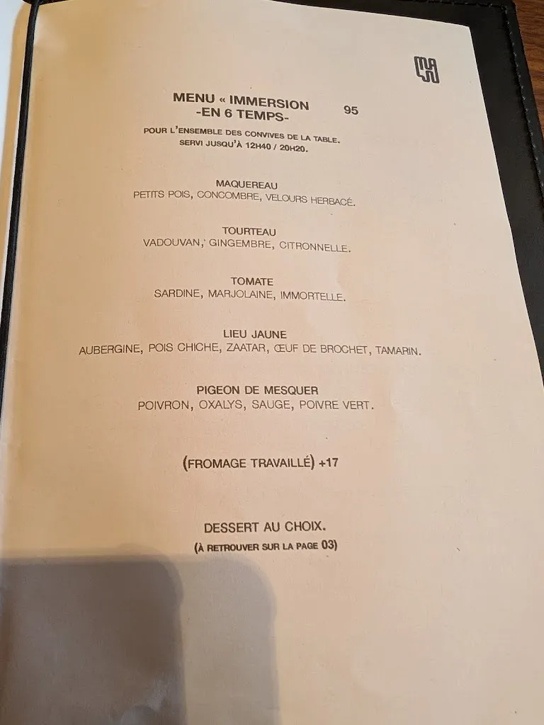 Menu_Restaurant MAJU_Turballe_image_1