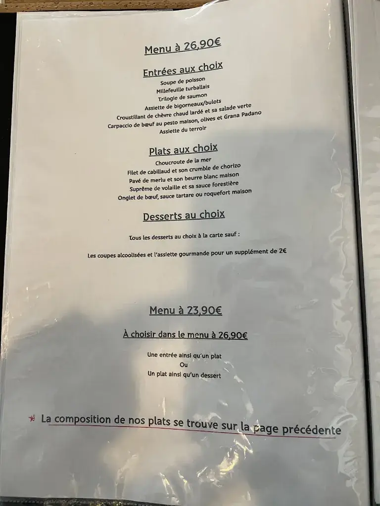 Menu_Restaurant LA GODILLE_Turballe_image_4