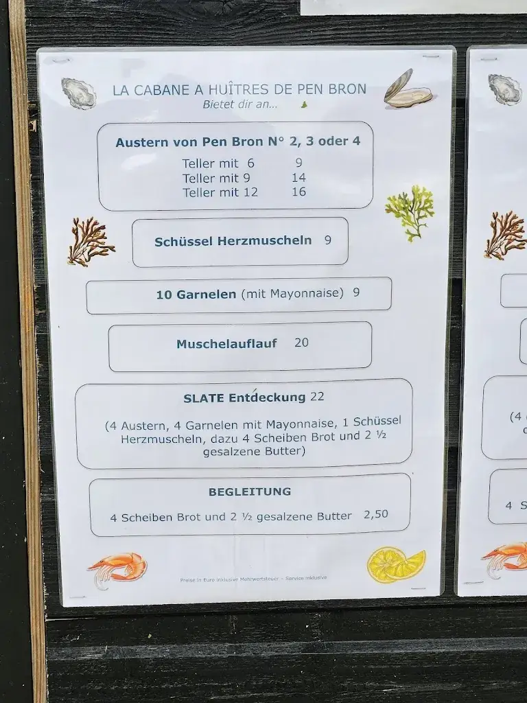 Menu_LA CABANE A HUÎTRES DE PEN BRON _Turballe_image_3