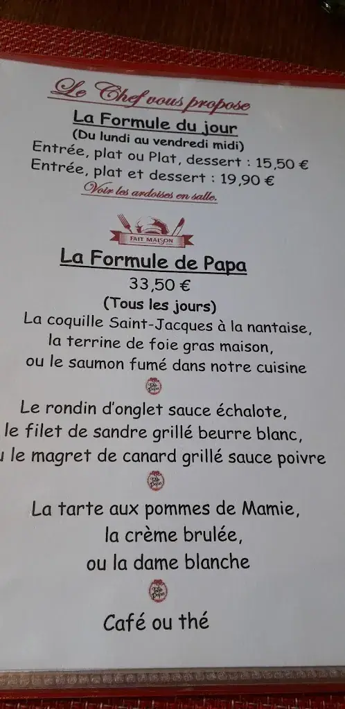 Menu_La Table de Papa_Bignon_image_2