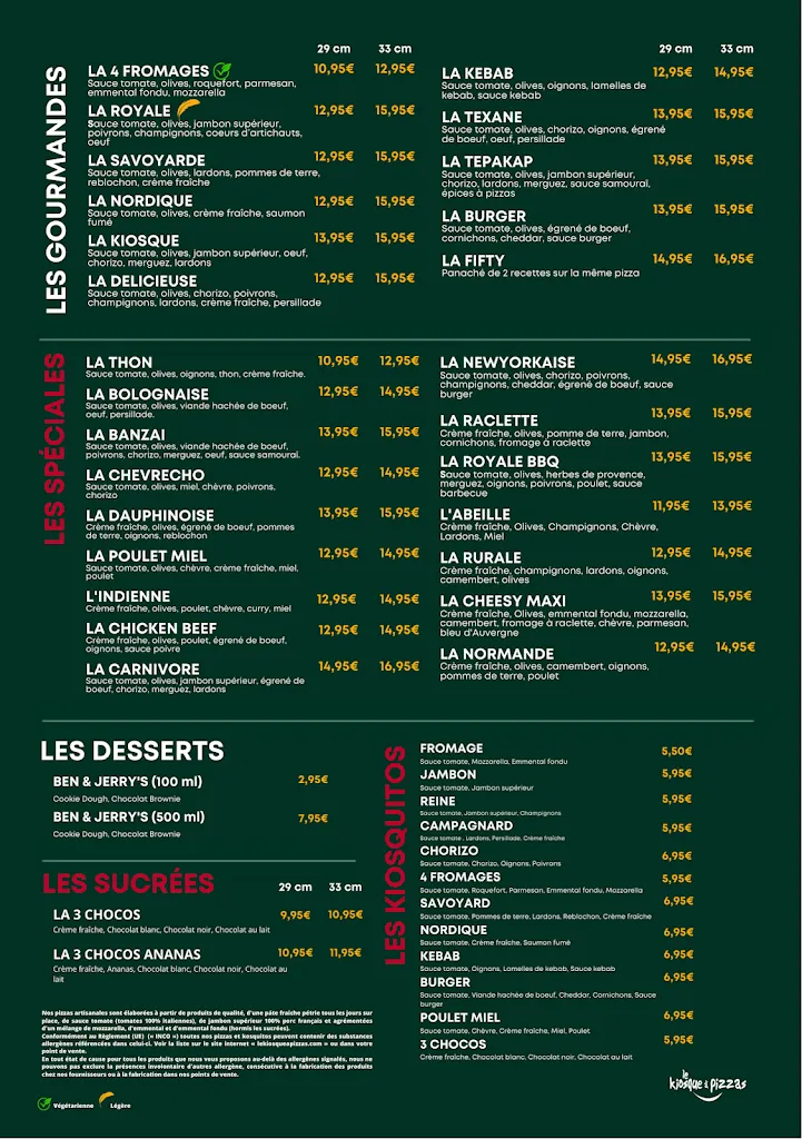 Menu_LE KIOSQUE A PIZZAS LE BOURGNEUF LA FORET_Bourgneuf-la-Forêt_immagine_1