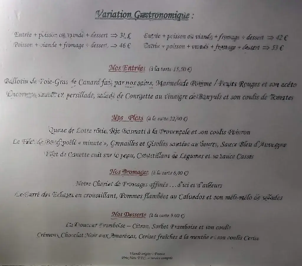 Menu_Restaurant Le Salvert_Genest-Saint-Isle_image_1