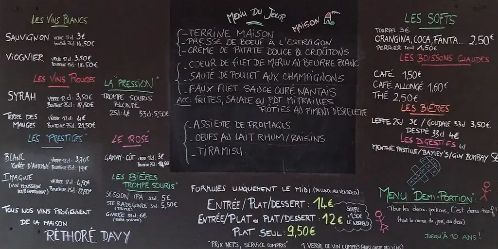 Menu_RESTAURANT À 2 PAS DU PONT_Montrevault-sur-Èvre_image_3