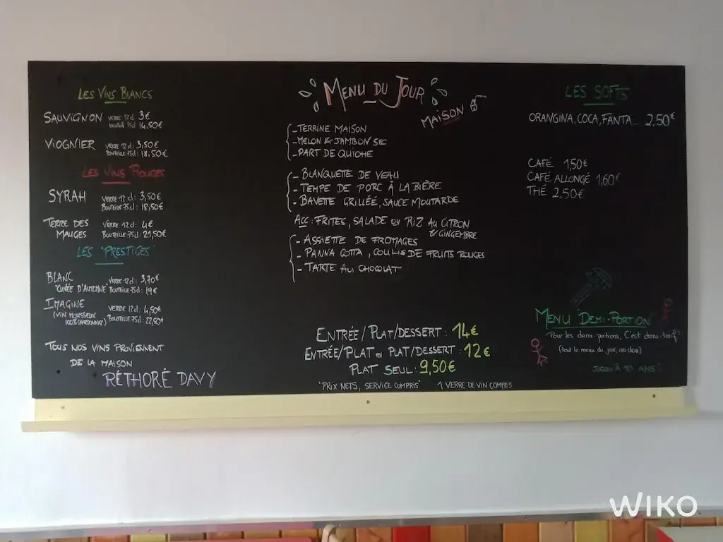 Menu_RESTAURANT À 2 PAS DU PONT_Montrevault-sur-Èvre_image_4