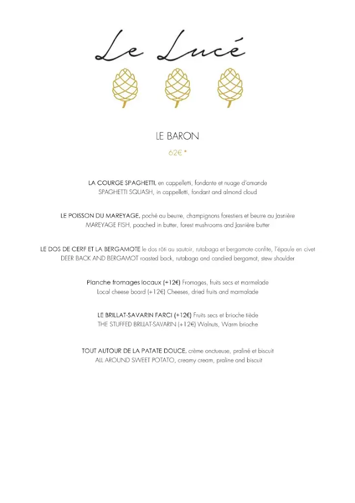 Menu_Le Lucé restaurant_Grand-Lucé_image_1