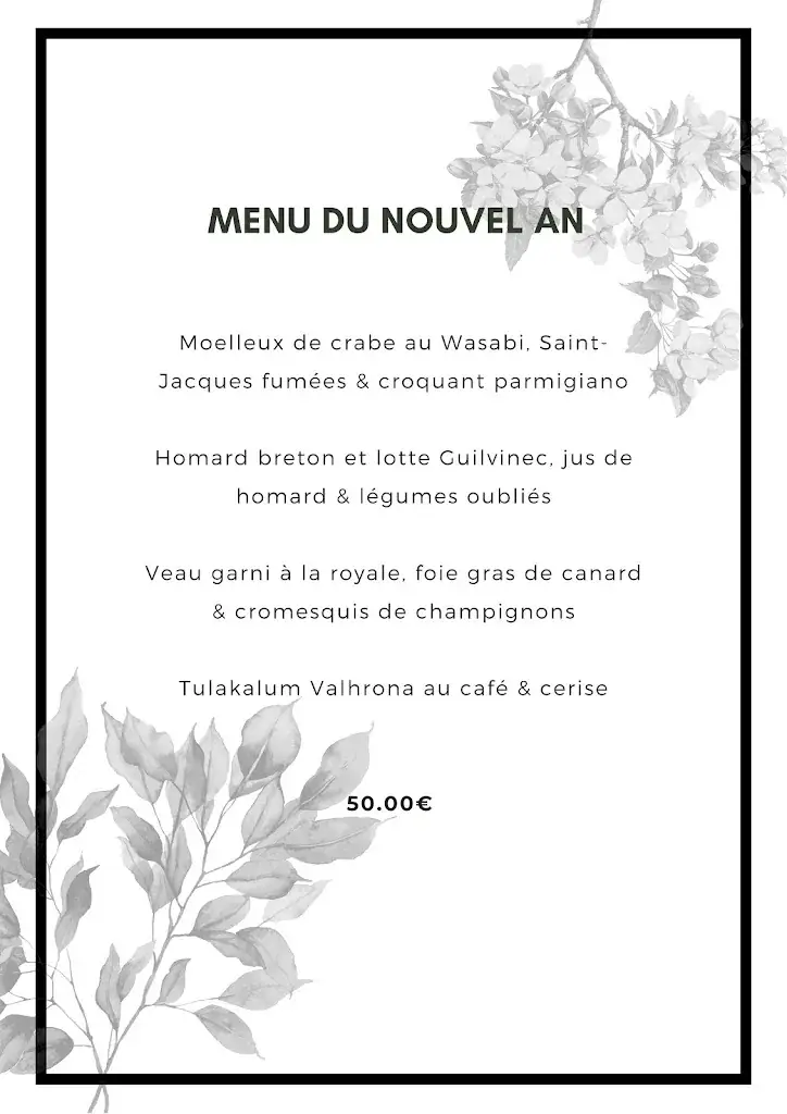 Menu_Restaurant Hall St Lazare_Loroux-Bottereau_image_2