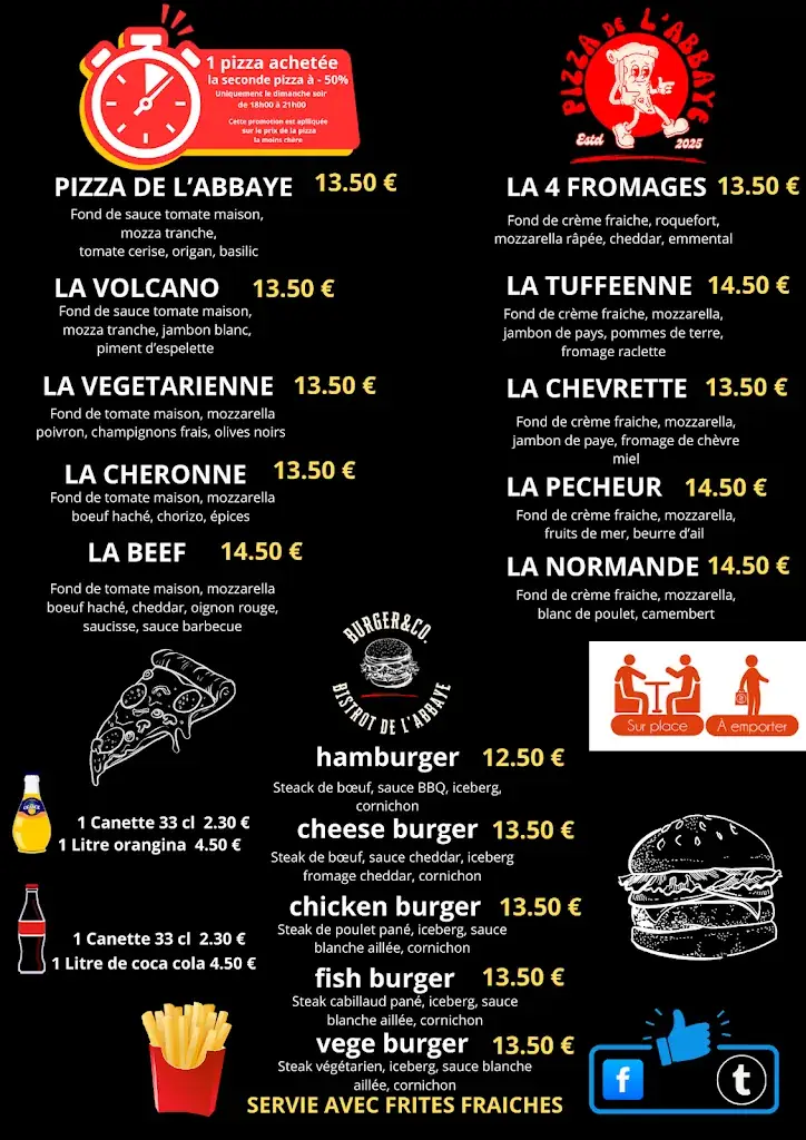 Menu_Bistrot De L'abbaye_Chéronne_immagine_1