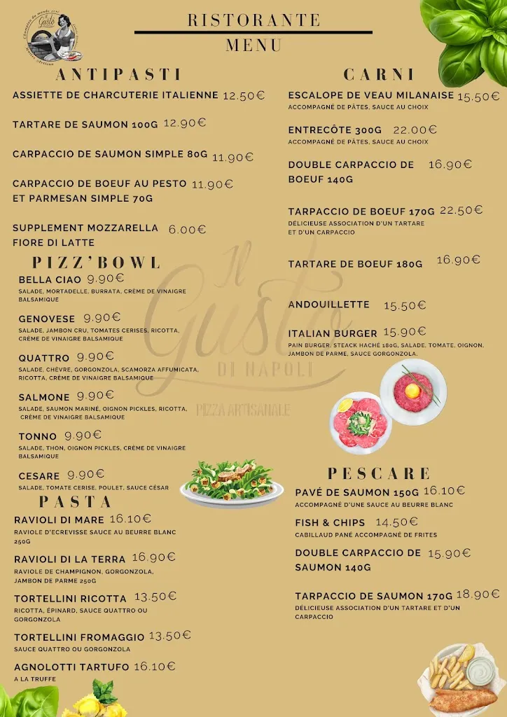 Menu_IL GUSTO DI NAPOLI_Montmarault_image_1