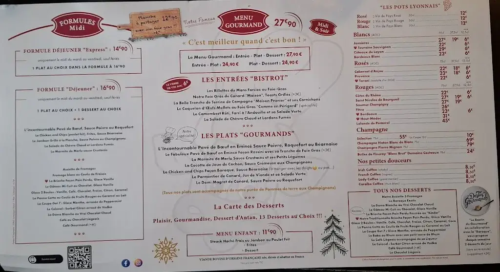 Menu_La Baraque à Bœuf _Mans_image_1