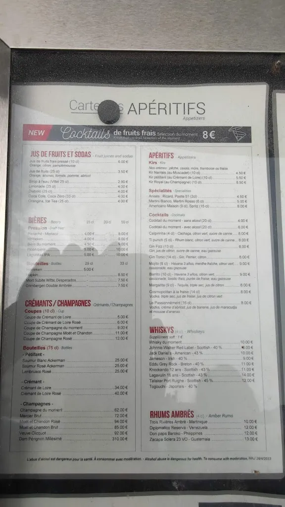 Menu_Vue Mer By Westotel_Pouliguen_image_4