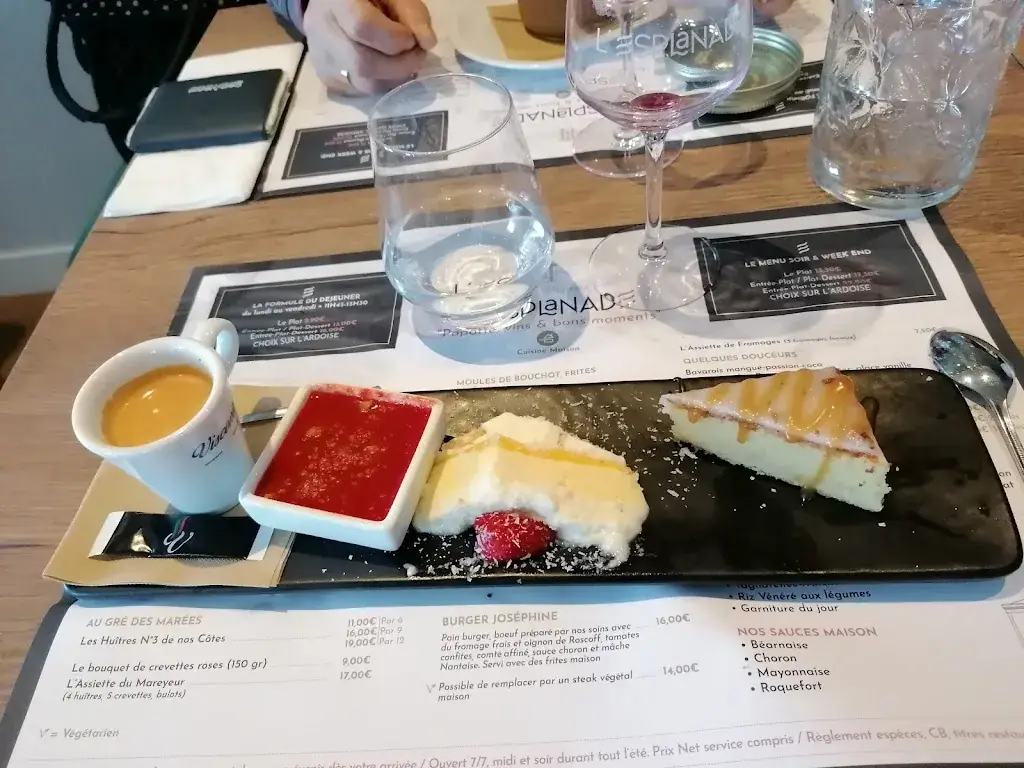 Menu_L'Esplanade Hôtel · Restaurant · Bar à vin_Pellerin_immagine_7