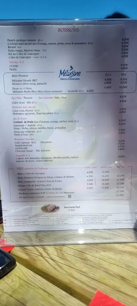 Menu_L'Auberge du Donjon_Tiffauges_image_2