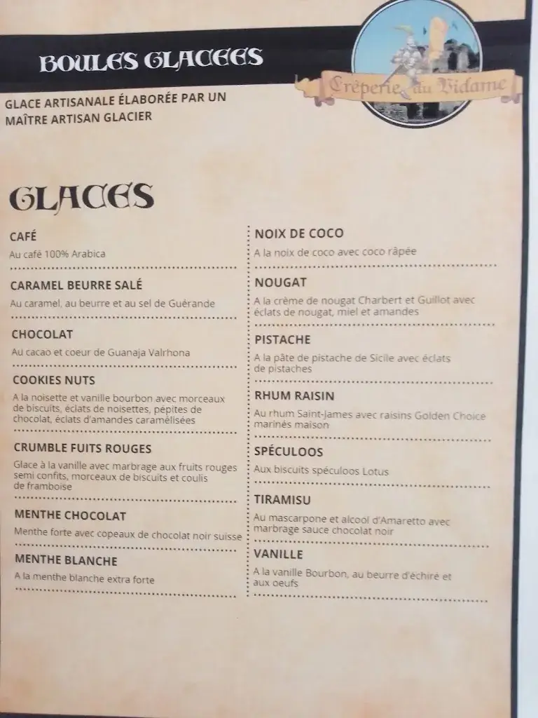 Menu_Crêperie du Vidame RESERVATION UNIQUEMENT PAR TELEPHONE!_Tiffauges_image_2