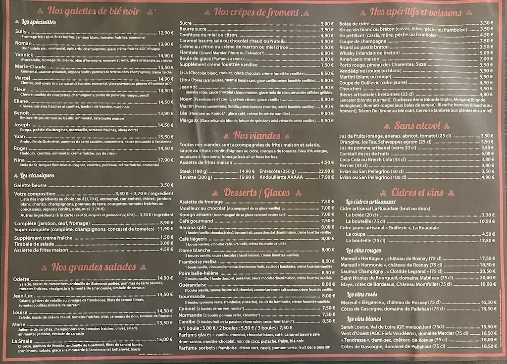 Menu_L'Air de famille_Luçon_image_1