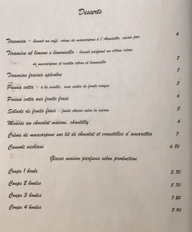 Menu_TRATTORIA DI ANTONIO È MARIA_Luçon_image_1