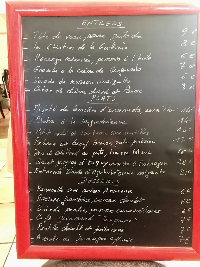 Menu_L'Ardoise Gourmande_Luçon_image_1