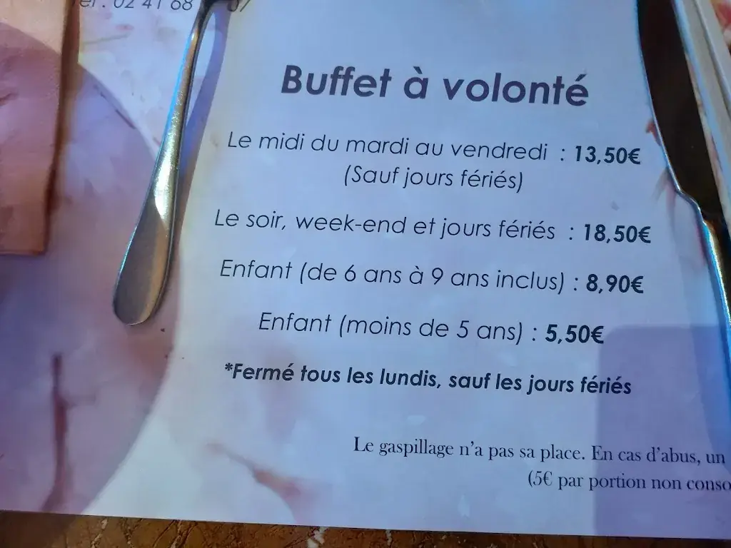 Menu_Villa d'Or_Ponts-de-Cé_image_2