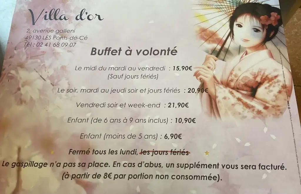 Menu_Villa d'Or_Ponts-de-Cé_image_4