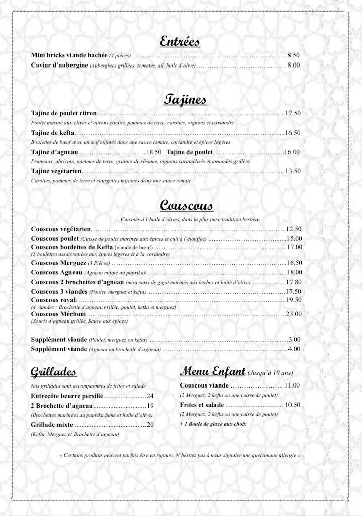 Menu_Restaurant La Dune Dorée_Herbiers_image_2