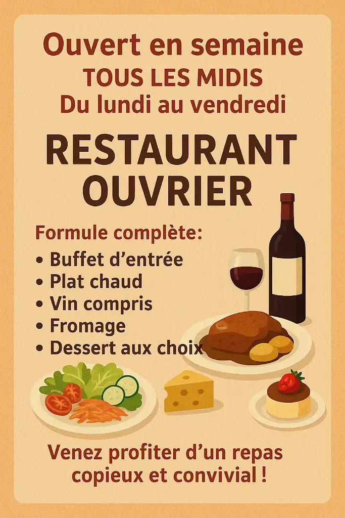 Menu_La Pa'Paille - Restaurant ouvrier - Bar Ambiance - Les Herbiers_Herbiers_image_1
