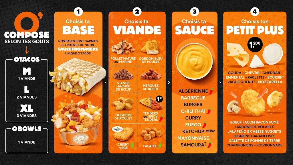 Menu_O’Tacos Les Herbiers_Herbiers_image_1
