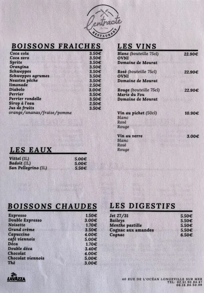Menu_L'ENTRACTE_Longeville-sur-Mer_image_1
