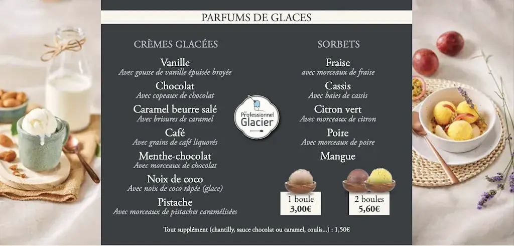 Menu_RESTAURANT LE BEL ENDROIT, LONGEVILLE SUR MER_Longeville-sur-Mer_image_2