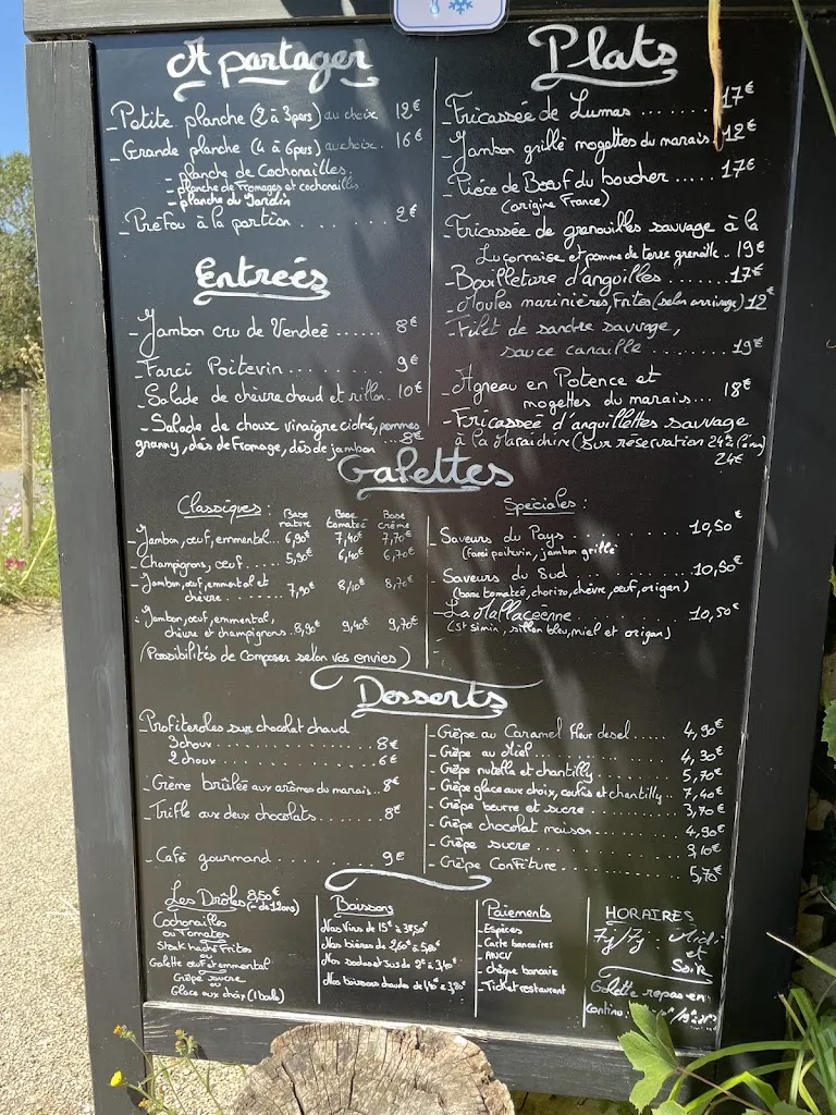 Menu_Auberge de l'Abbaye - 2024 Changement de propriétaire_Maillezais_image_1