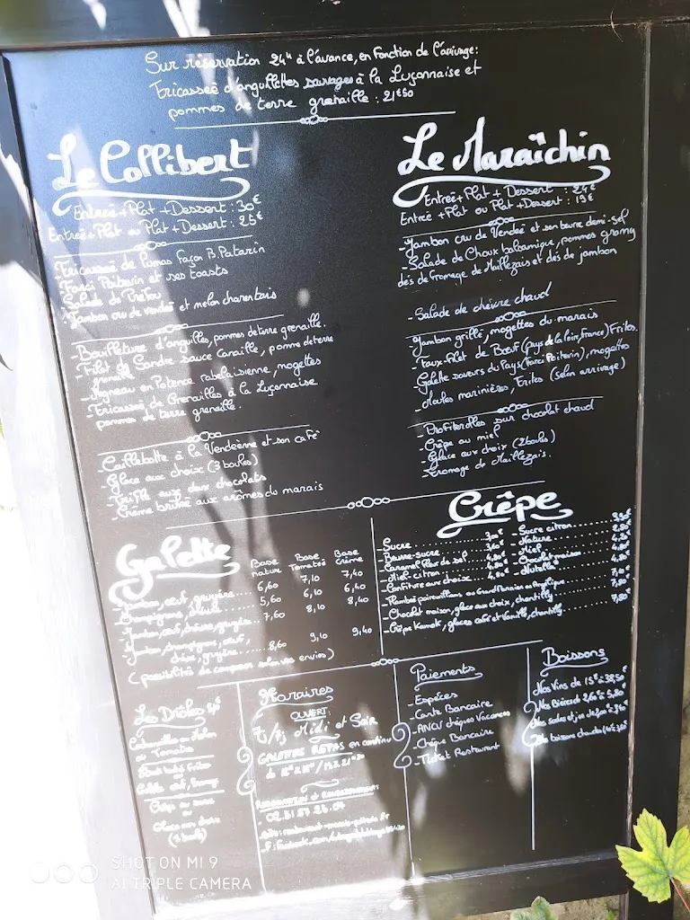 Menu_Auberge de l'Abbaye - 2024 Changement de propriétaire_Maillezais_image_2