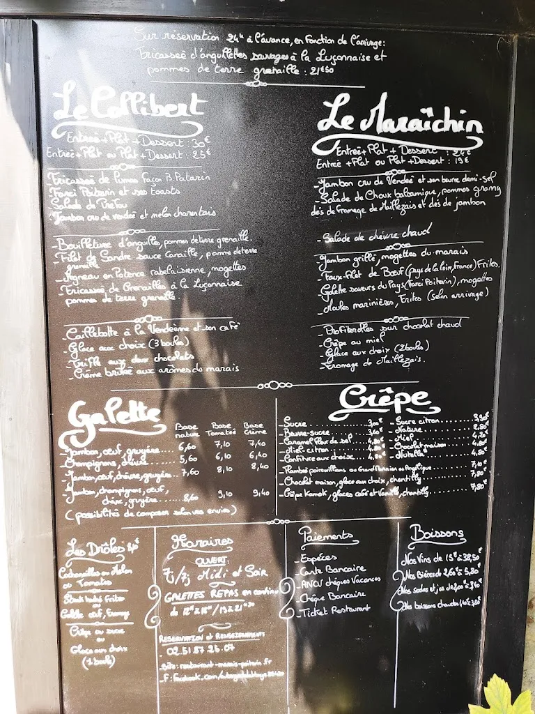 Menu_Auberge de l'Abbaye - 2024 Changement de propriétaire_Maillezais_image_3