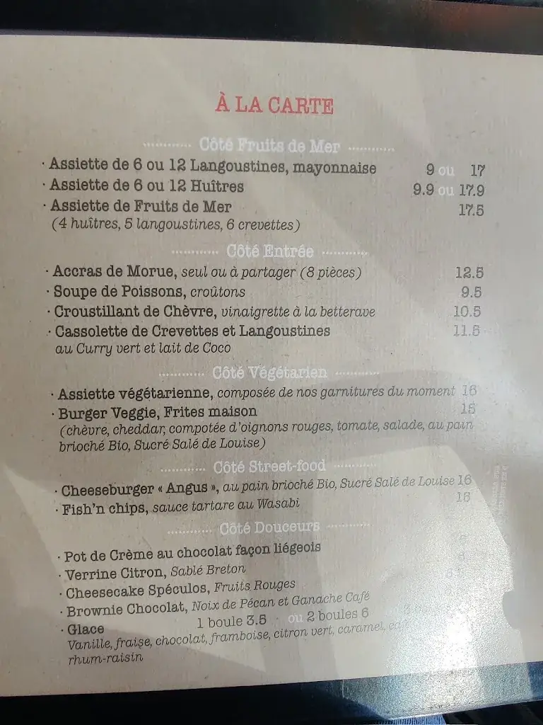 Menu_Restaurant Le Port - La Chaume_Sables-d'Olonne_image_4