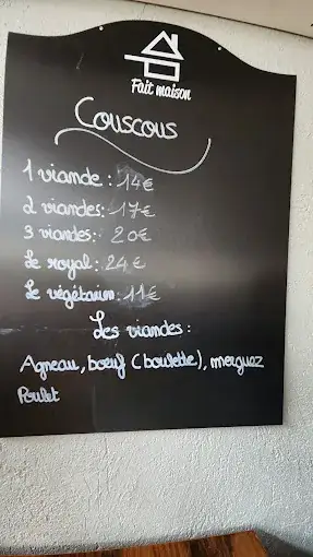Menu_La Couscousserie des Sables_Sables-d'Olonne_image_2