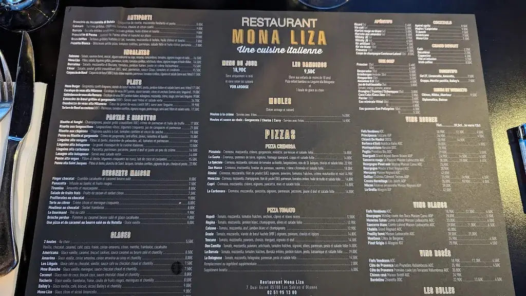 Menu_Mona Liza_Sables-d'Olonne_image_2
