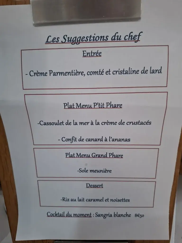 Menu_Restaurant-Traiteur Le P'tit Phare_Sables-d'Olonne_image_4
