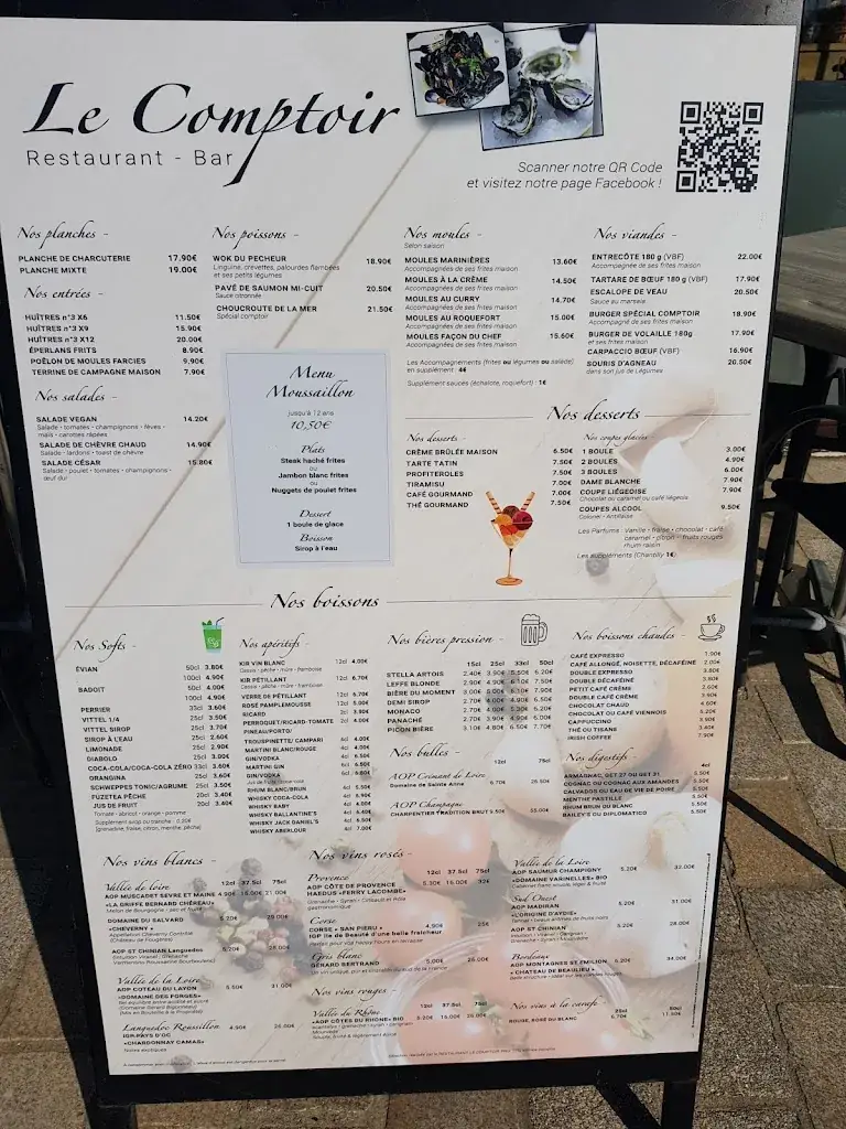 Menu_Le Comptoir - Restaurant Les Sables d’Olonne_Sables-d'Olonne_immagine_1
