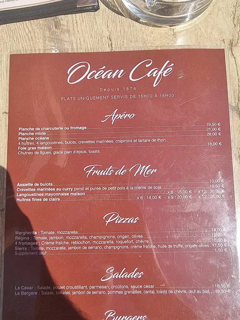 Menu_L'Océan Café_Sables-d'Olonne_image_1